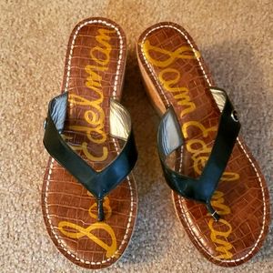 Sam Edelman flip flop wedge